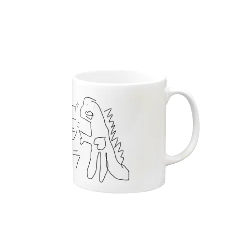 hetaTゴジラ Mug