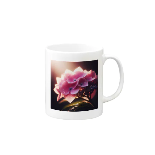 6月3日の誕生花　紫陽花 Mug