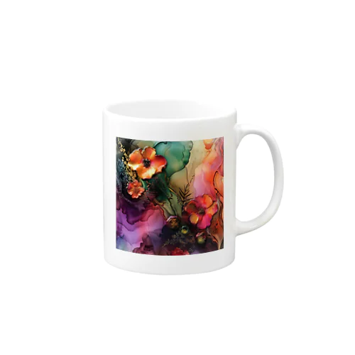 幻想的で綺麗な花　ラフルール　1859 Mug