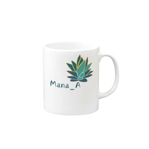 熱帯植物アガベ Mug