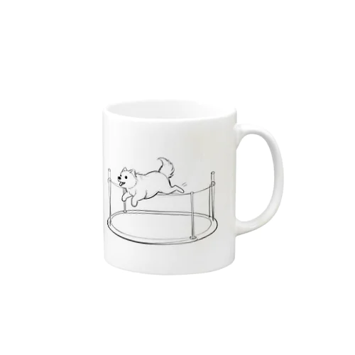 かわいい犬のバックグラウン Mug