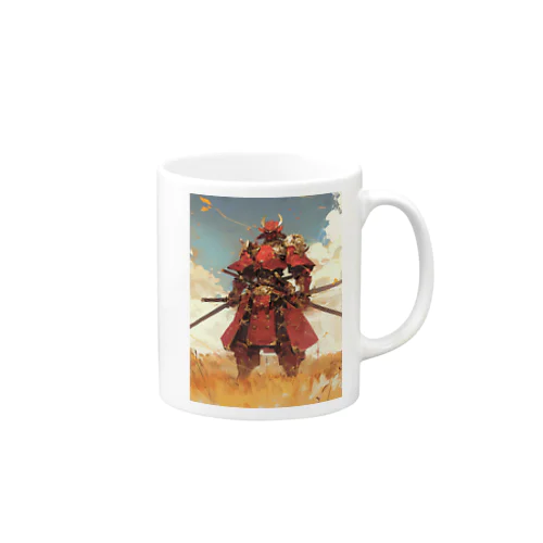 黄金の鎧を着た侍 Mug