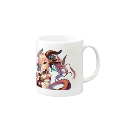 愛らしい龍娘 Mug