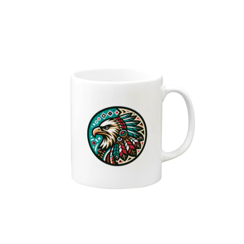 Native American eagle マグカップ