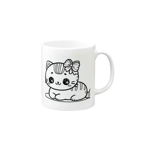 疲れを癒やすねこちゃん Mug