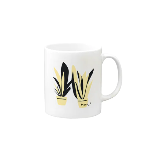 カラフルSansevieria Mug