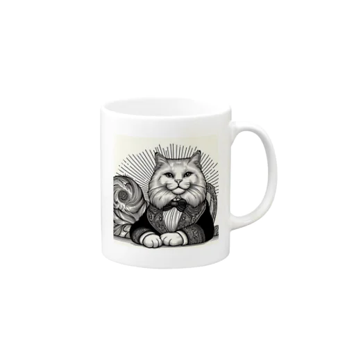 社長‼️と言ってほしい猫 Mug