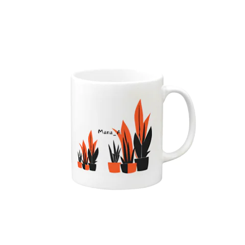 カラフルSansevieria Mug