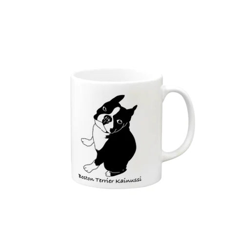 飼い主 Mug