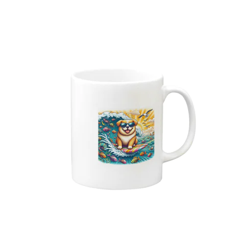 サーフィンワンコ Mug