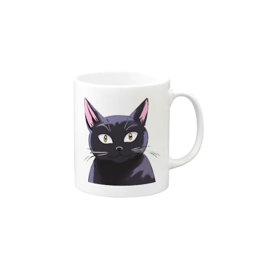 黒猫2 Mug