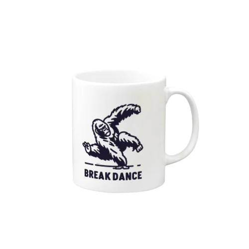 ブレイクダンスしてるゴリラ君 Mug