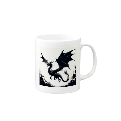 ドラゴン（シルエット） Mug