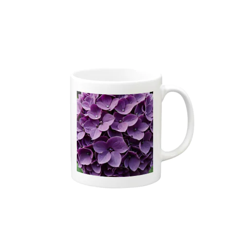 魅惑の紫陽花 マグカップ