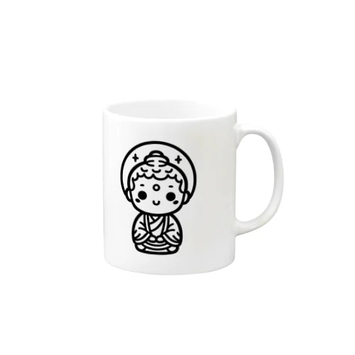 かわいい菩薩のシンプルイラスト Mug