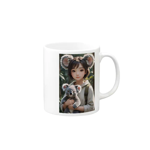 動物占いキャラクター<コアラ> Mug