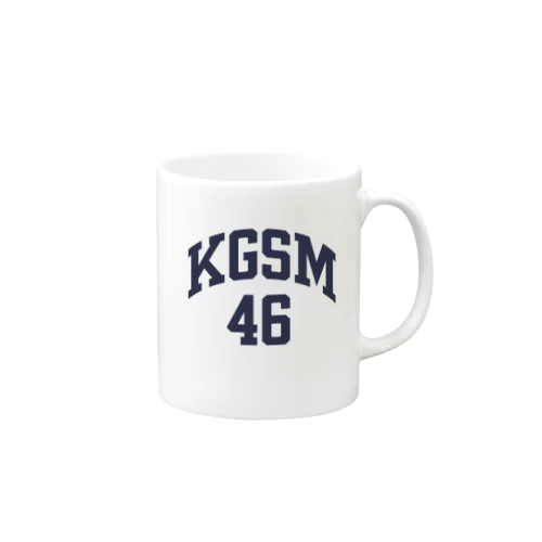 KGSM（鹿児島）navy blue Mug