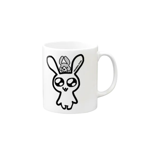 うさぎはぴょん Mug