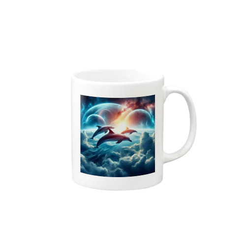 宇宙海（イルカ） Mug