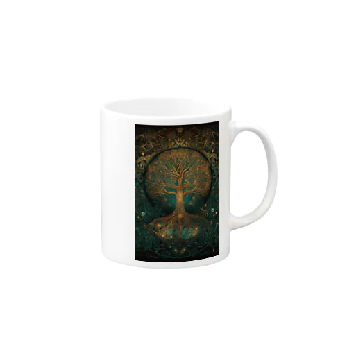 Meditation tree Mug