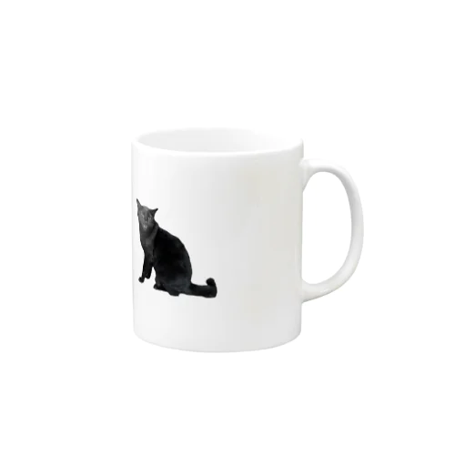 ヘタレな黒猫男子 Mug