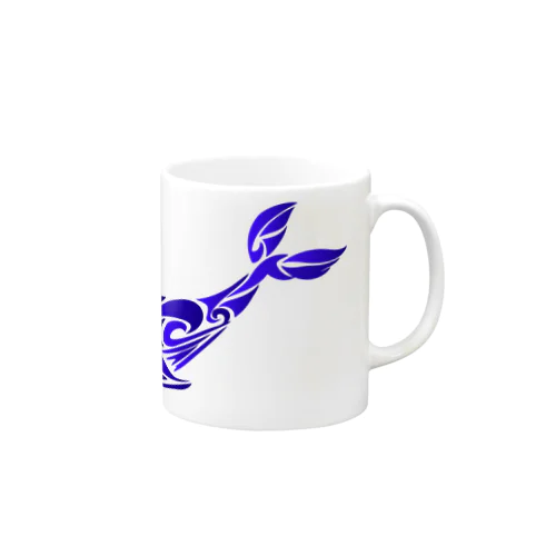 トライバルクジラ Mug