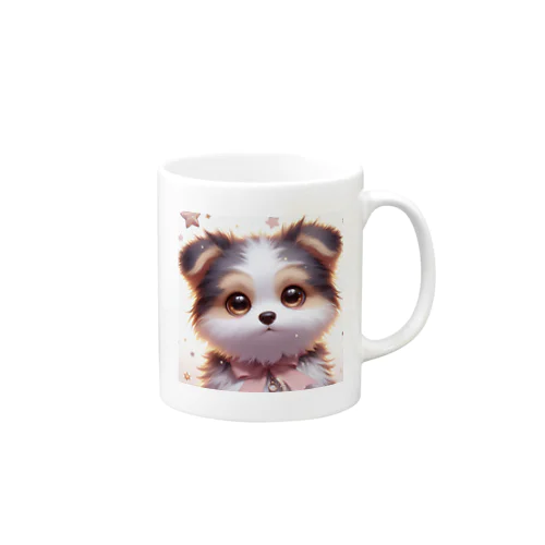 「ハッピー・パピーズ！かわいい犬のキャラクターグッズ」 Mug