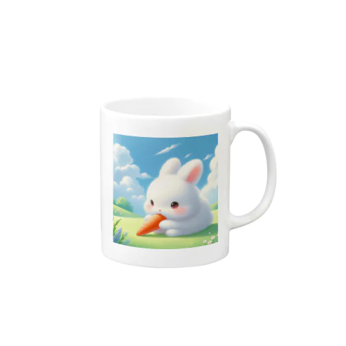 ふわふわウサギのくー Mug