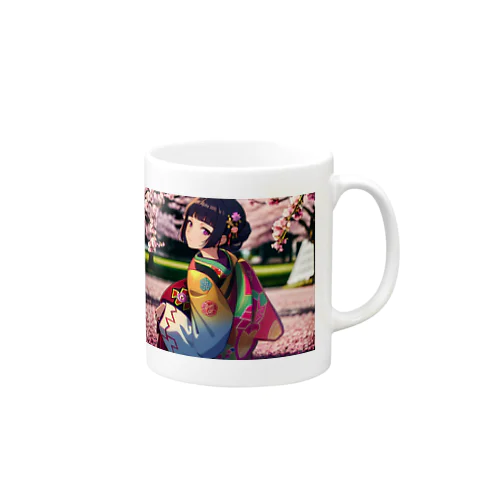 Sakura girl Mug