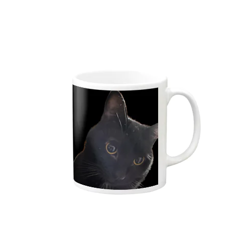 黒猫みく Mug