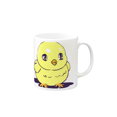 可愛いひよこの挨拶 Mug