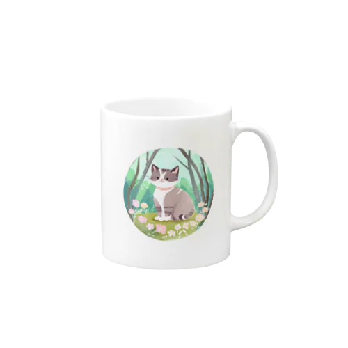 水彩猫 Mug