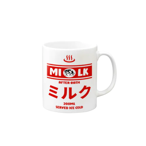 温泉牛乳のミルク♨ Mug