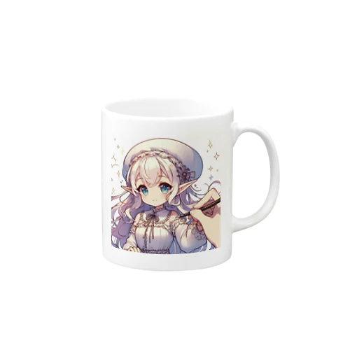 エルフ　美少女　漫画　アニメ Mug