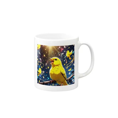 オーケストラ演奏インコ Mug