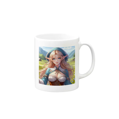 エルフ　魔法使い Mug