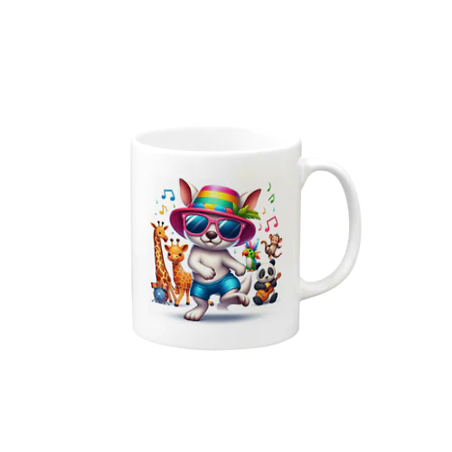 ダンシングアニマル Mug