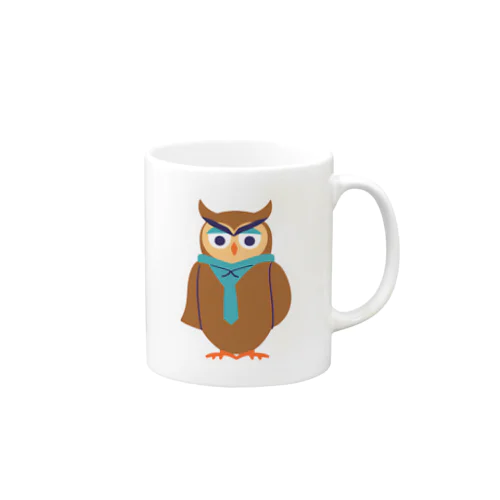 フクロウ教師 Mug