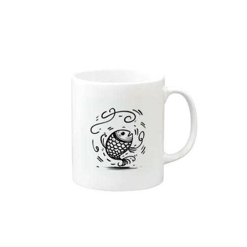 ダンスしまくる魚 Mug