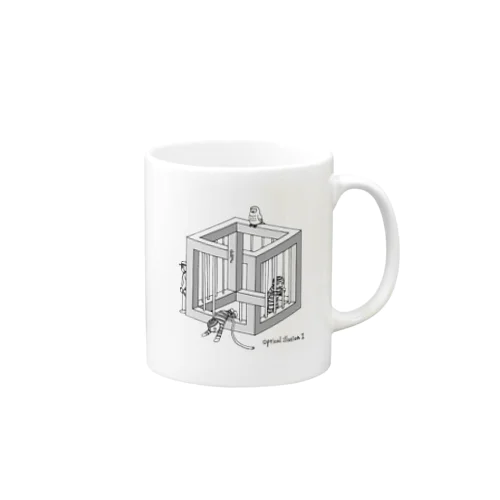 立方体錯視T Mug