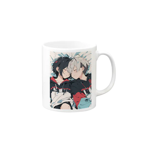 添い寝 Mug