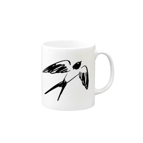 ツバメイラスト企画ロゴ Mug