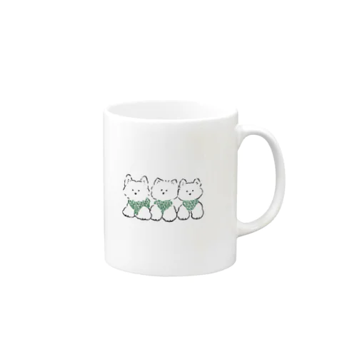 3ひきのテリア Mug