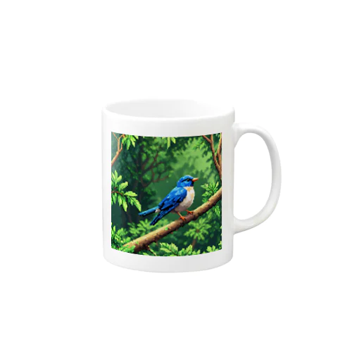 青い鳥 Mug