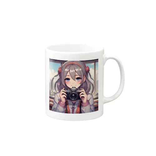 カメラ女子 Mug