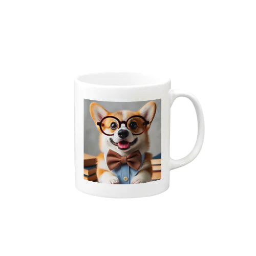 物知りシリーズ　コーギー犬 Mug