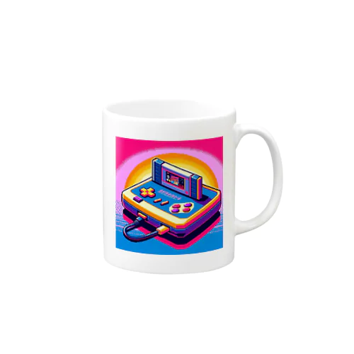 ピクセルアート　レトロゲーム Mug