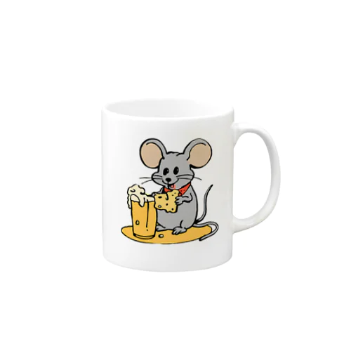 ビールにはチーズをつまみに Mug