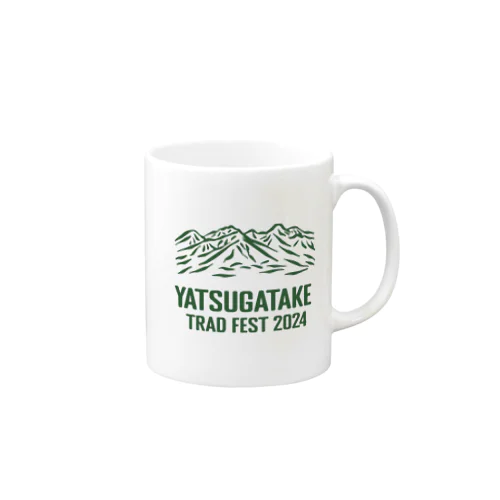 YatsugatkeTradFest2024ー山（裏表） マグカップ