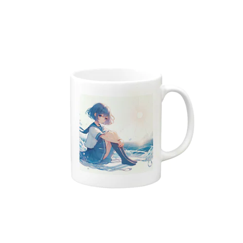 太陽と海 Mug